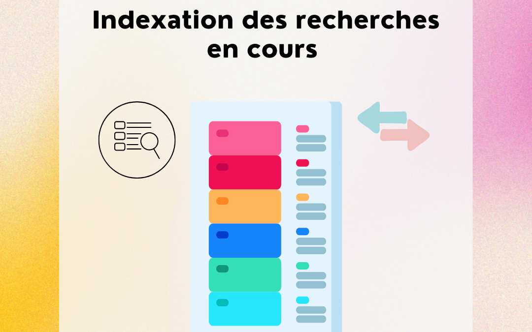 Indexation des recherches en cours