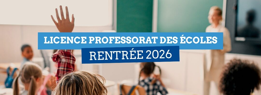 Licence Professorat des écoles